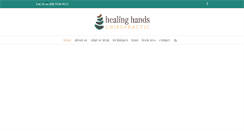 Desktop Screenshot of healinghandschiro.com.au