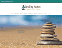 Tablet Screenshot of healinghandschiro.com.au